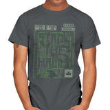 Stack the Halls - Ugly Holiday - Mens T-Shirts RIPT Apparel Small / Charcoal