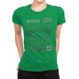 Stack the Halls - Ugly Holiday - Womens Premium T-Shirts RIPT Apparel Small / Kelly Green