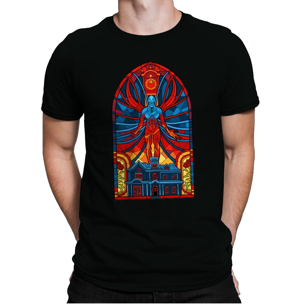 Stained Glass 001 - Mens Premium T-Shirts RIPT Apparel Small / Black
