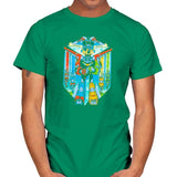 Stained Glass Defender Exclusive - Mens T-Shirts RIPT Apparel Small / Kelly Green