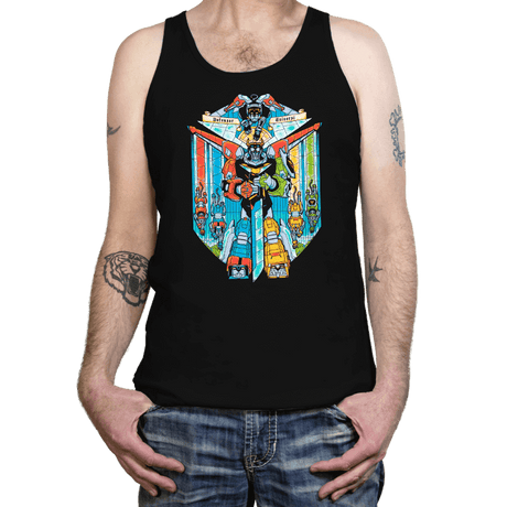 Stained Glass Defender - Tanktop Tanktop RIPT Apparel