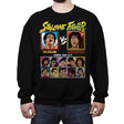 Stallone Fighter - Crew Neck Sweatshirt Crew Neck Sweatshirt RIPT Apparel Small / Black