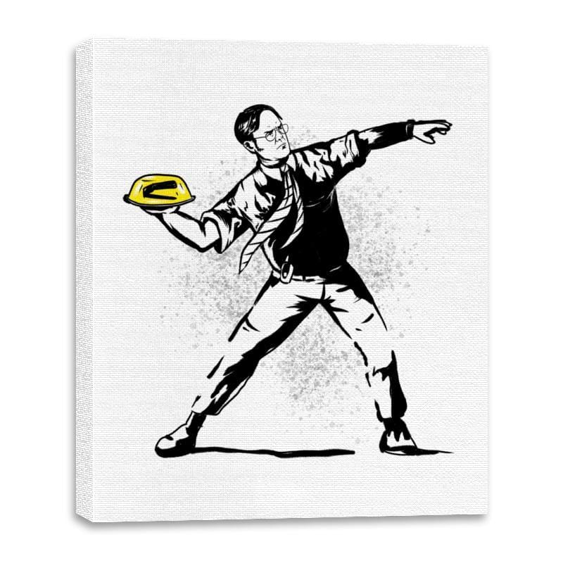 Stapler Inside Jelly - Canvas Wraps Canvas Wraps RIPT Apparel 16x20 / White