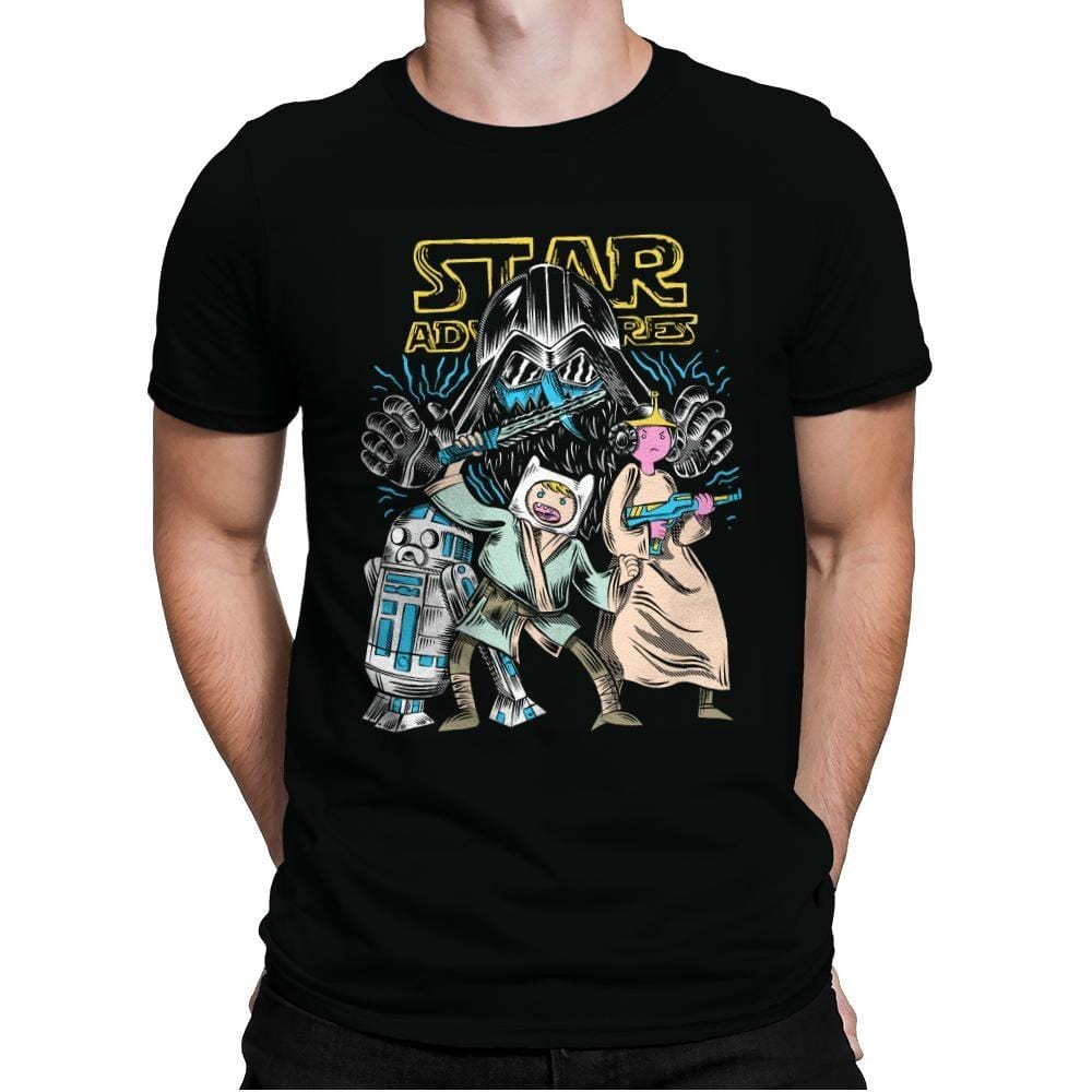 Star Adventures - Mens Premium T-Shirts RIPT Apparel Small / Black