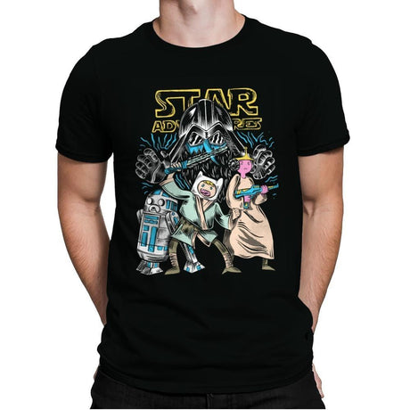 Star Adventures - Mens Premium T-Shirts RIPT Apparel Small / Black