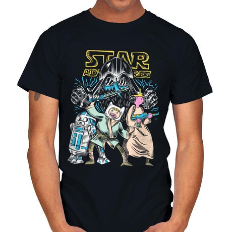 Star Adventures - Mens T-Shirts RIPT Apparel Small / Black