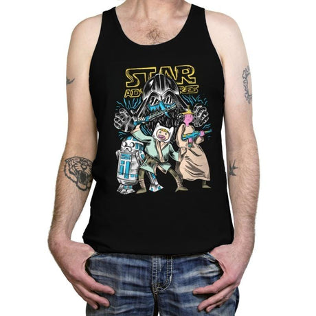Star Adventures - Tanktop Tanktop RIPT Apparel X-Small / Black