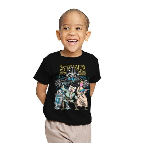 Star Adventures - Youth T-Shirts RIPT Apparel X-small / Black
