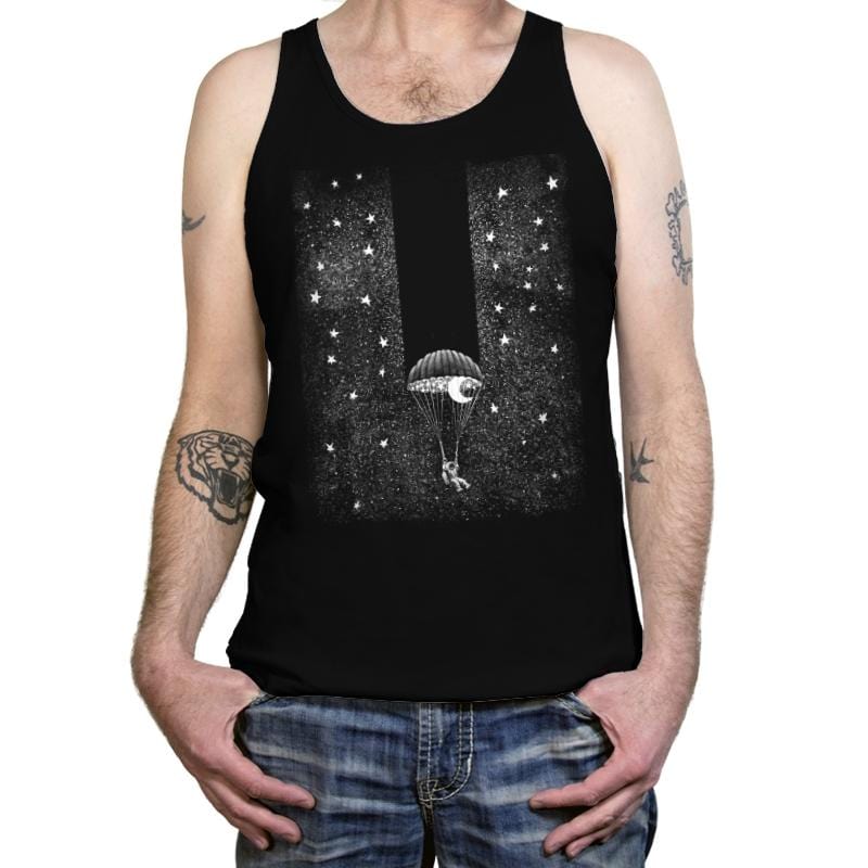 Star Catcher - Tanktop Tanktop RIPT Apparel X-Small / Black