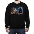 Star Cover - Crew Neck Sweatshirt Crew Neck Sweatshirt RIPT Apparel Small / Black