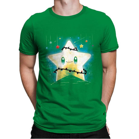 Star Lights - Mens Premium T-Shirts RIPT Apparel Small / Kelly