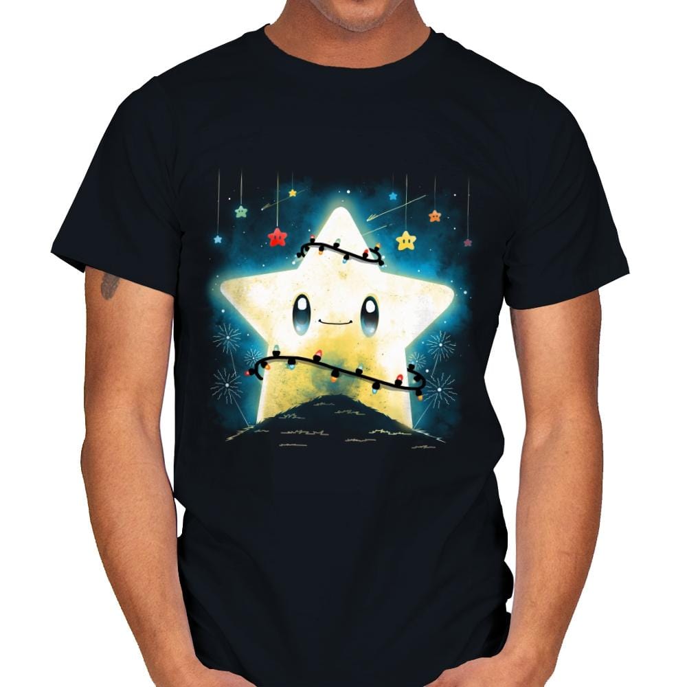 Star Lights - Mens T-Shirts RIPT Apparel Small / Black
