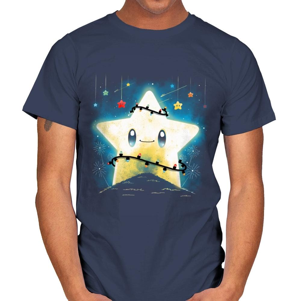 Star Lights - Mens T-Shirts RIPT Apparel Small / Navy