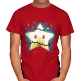 Star Lights - Mens T-Shirts RIPT Apparel Small / Red