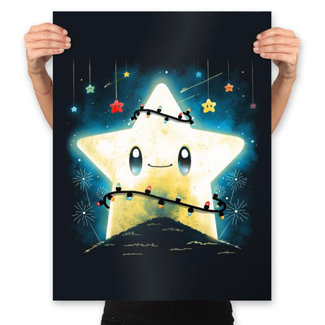 Star Lights - Prints Posters RIPT Apparel 18x24 / Black