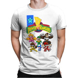 Star Power Rangers - Mens Premium T-Shirts RIPT Apparel Small / White