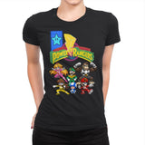 Star Power Rangers - Womens Premium T-Shirts RIPT Apparel Small / Black