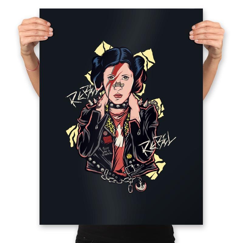 Star Rebel - Best Seller - Prints Posters RIPT Apparel 18x24 / Black