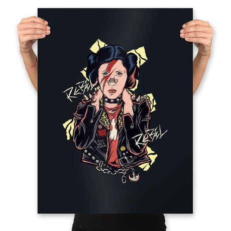 Star Rebel - Prints Posters RIPT Apparel 18x24 / Black