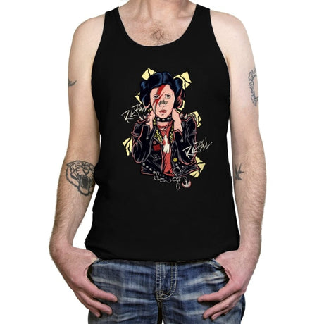 Star Rebel - Tanktop Tanktop RIPT Apparel X-Small / Black