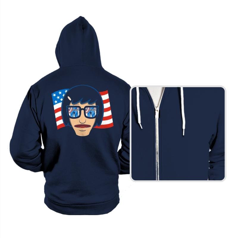Star Spangled Butt - Hoodies Hoodies RIPT Apparel Small / Navy