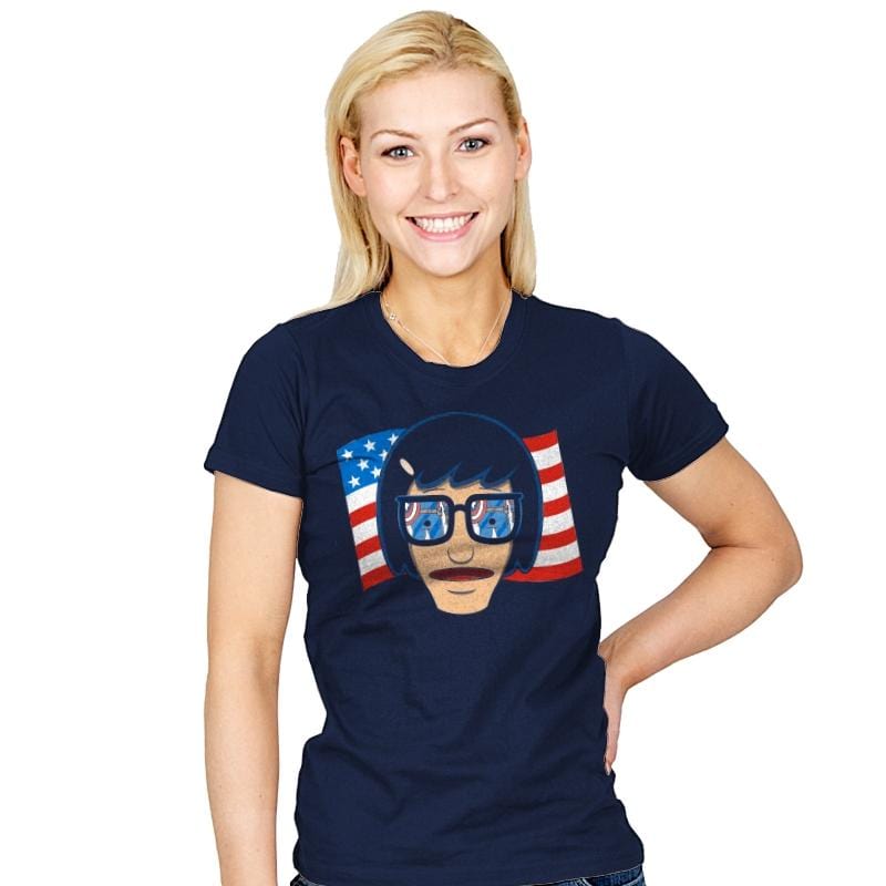 Star Spangled Butt - Womens T-Shirts RIPT Apparel
