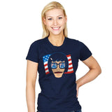 Star Spangled Butt - Womens T-Shirts RIPT Apparel