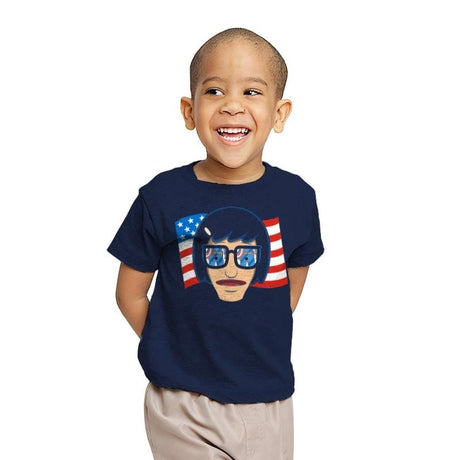 Star Spangled Butt - Youth T-Shirts RIPT Apparel X-small / Navy