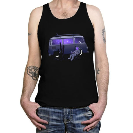Star Trippin' - Tanktop Tanktop RIPT Apparel X-Small / Black