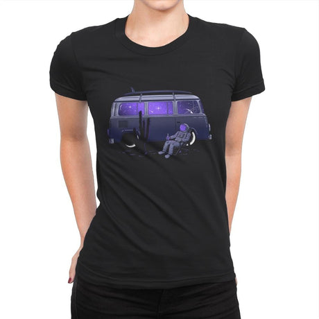 Star Trippin' - Womens Premium T-Shirts RIPT Apparel Small / Black