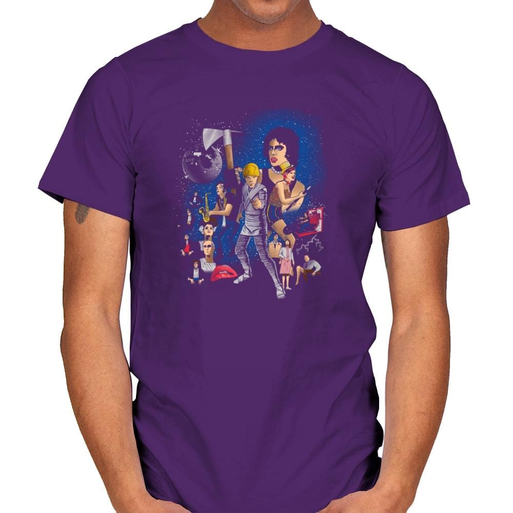 Star Warp: A New Horror Exclusive - Mens T-Shirts RIPT Apparel Small / Purple