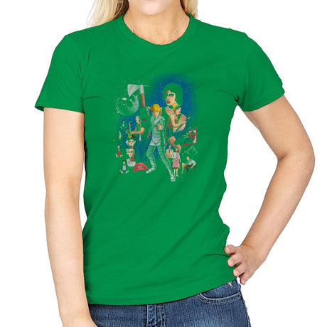 Star Warp: A New Horror Exclusive - Womens T-Shirts RIPT Apparel Small / Irish Green