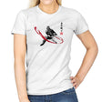 Star Warrior Sumi-E - Sumi Ink Wars - Womens T-Shirts RIPT Apparel Small / White