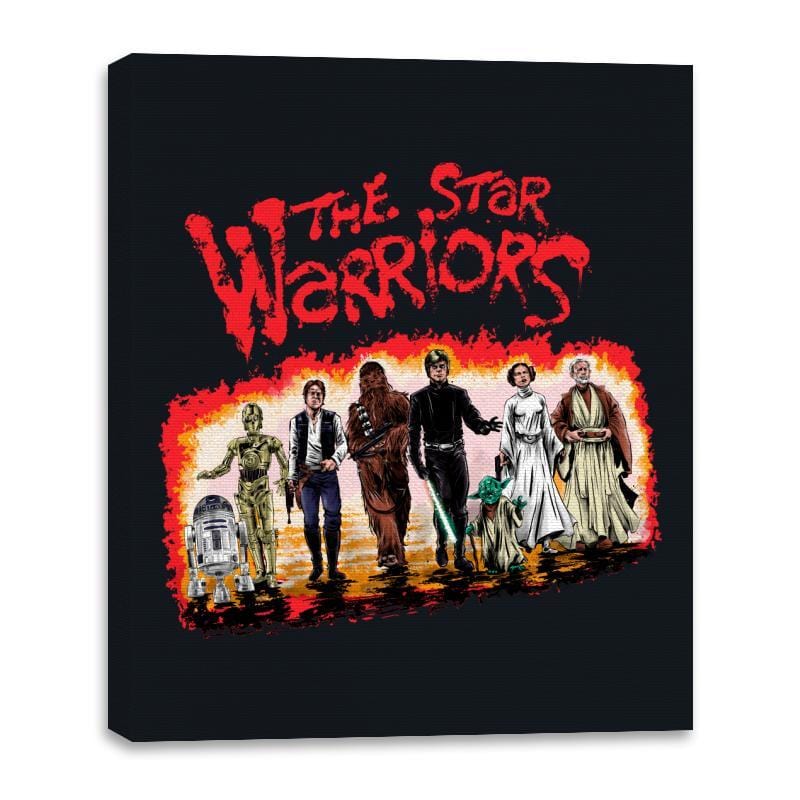 Star Warriors - Canvas Wraps Canvas Wraps RIPT Apparel 16x20 / Black