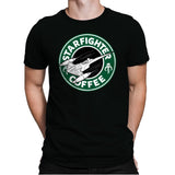 Starfighter Coffee - Mens Premium T-Shirts RIPT Apparel Small / Black