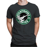 Starfighter Coffee - Mens Premium T-Shirts RIPT Apparel Small / Heavy Metal