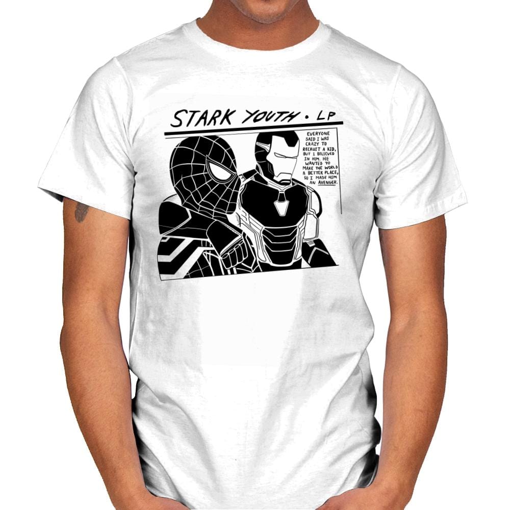 Stark Youth - Mens T-Shirts RIPT Apparel Small / White
