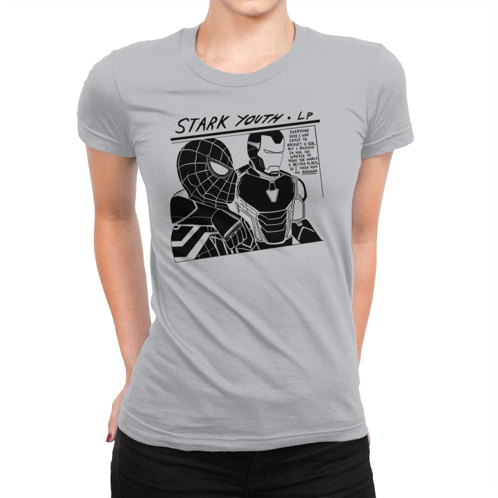 Stark Youth - Womens Premium T-Shirts RIPT Apparel Small / Heather Grey
