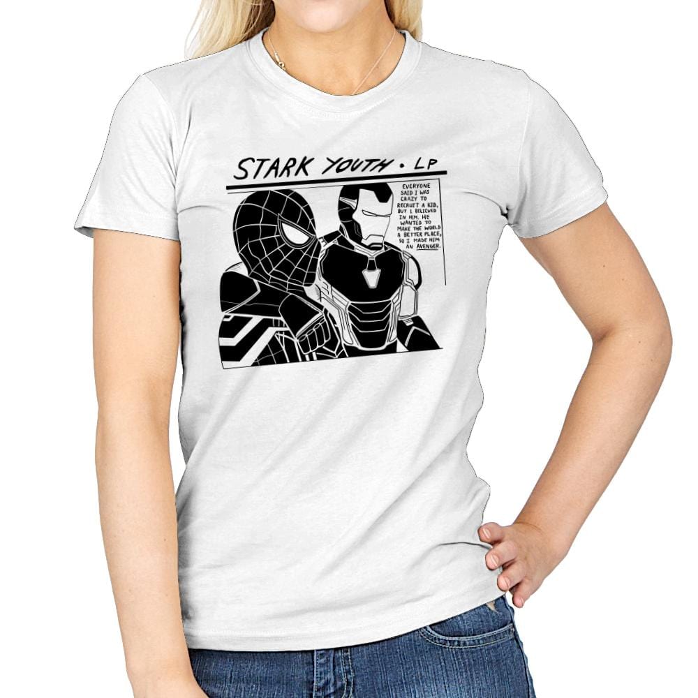 Stark Youth - Womens T-Shirts RIPT Apparel Small / White