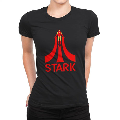 Starktari - Womens Premium T-Shirts RIPT Apparel Small / Black