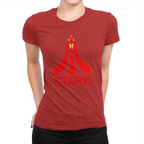 Starktari - Womens Premium T-Shirts RIPT Apparel Small / Red