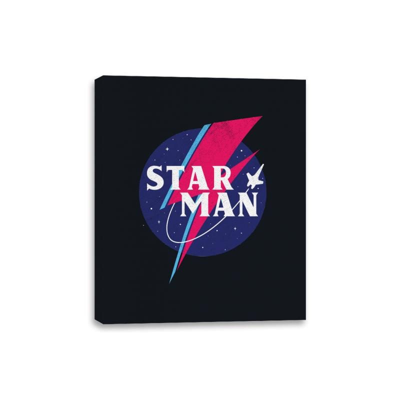 Starman - Canvas Wraps Canvas Wraps RIPT Apparel 8x10 / Black