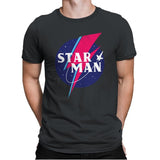 Starman - Mens Premium T-Shirts RIPT Apparel Small / Heavy Metal