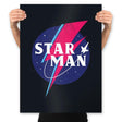 Starman - Prints Posters RIPT Apparel 18x24 / Black