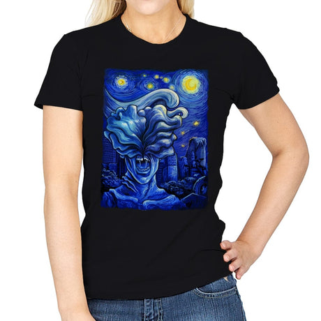 Starry Apocalypse - Womens T-Shirts RIPT Apparel Small / Black