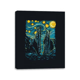 Starry Argonath - Canvas Wraps Canvas Wraps RIPT Apparel 11x14 / Black