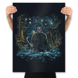 Starry Camp - Prints Posters RIPT Apparel 18x24 / Black