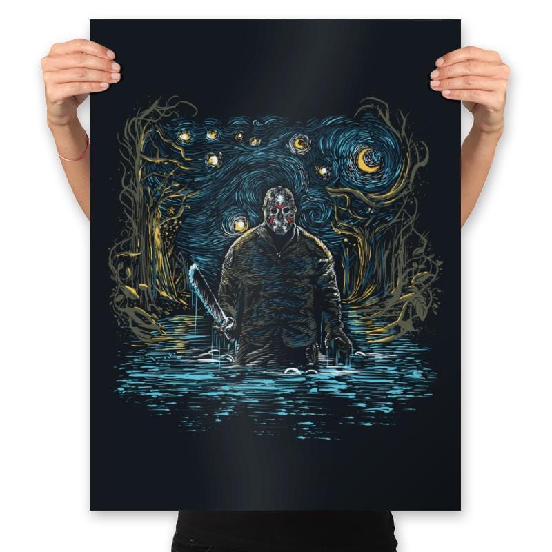 Starry Camp - Prints Posters RIPT Apparel 18x24 / Black