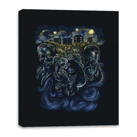 Starry Club - Canvas Wraps Canvas Wraps RIPT Apparel 16x20 / Black