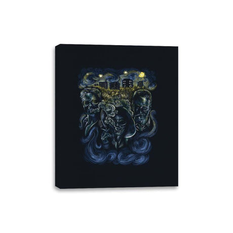 Starry Club - Canvas Wraps Canvas Wraps RIPT Apparel 8x10 / Black